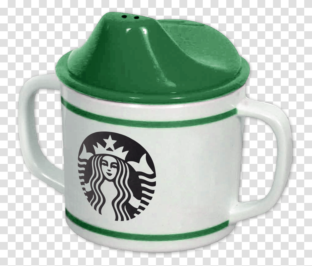 Starbucks Sippy Cup, Pottery, Milk, Beverage, Drink Transparent Png