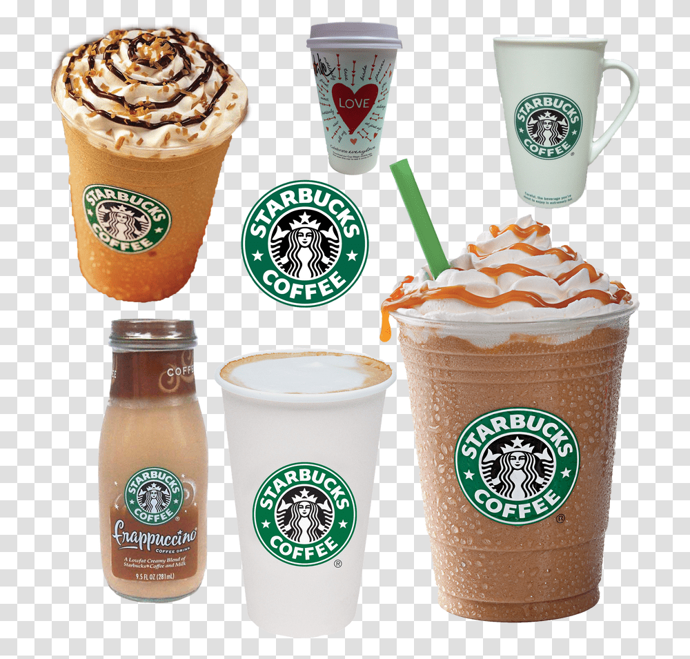 Starbucks Vector Frappuccino Starbucks Drink, Cream, Dessert, Food, Beverage Transparent Png