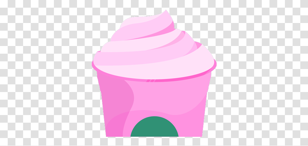 Starbucks Welcomes The Vibrant Ruby Flamingo Frappuccino To Cup, Cream, Dessert, Food, Creme Transparent Png
