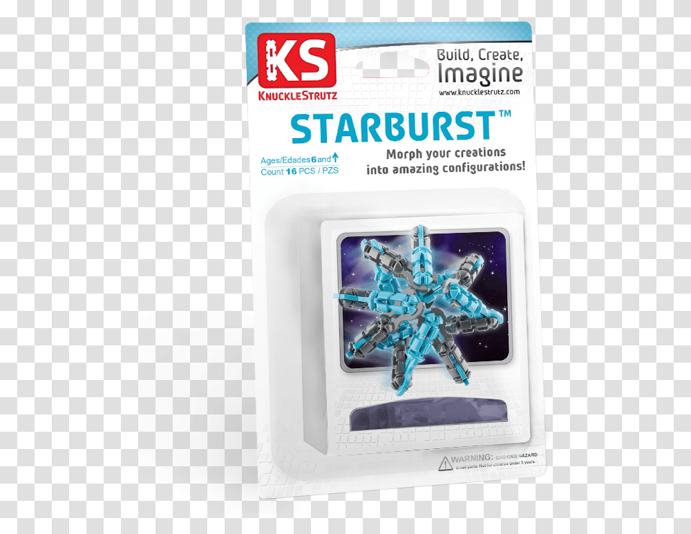 Starburst Blister Picture Echinoderm, Toy, Alphabet, Snowflake Transparent Png