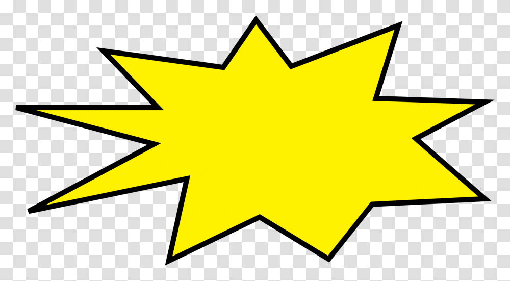 Starburst Shape Clip Art Free Image, Star Symbol, Outdoors, Leaf Transparent Png