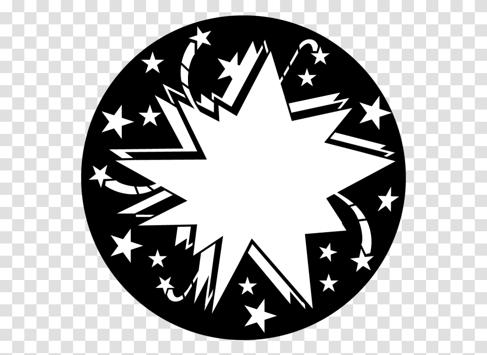 Starburst White Stars In A Circle, Star Symbol, Poster, Advertisement Transparent Png