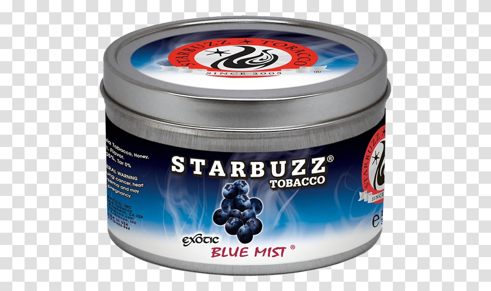 Starbuzz Blue Mist 250g Blue Mist Shisha Flavour, Wristwatch, Label, Tin Transparent Png