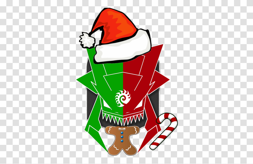 Starcraft 2 Zerg, Elf, Recycling Symbol, Christmas Stocking Transparent Png
