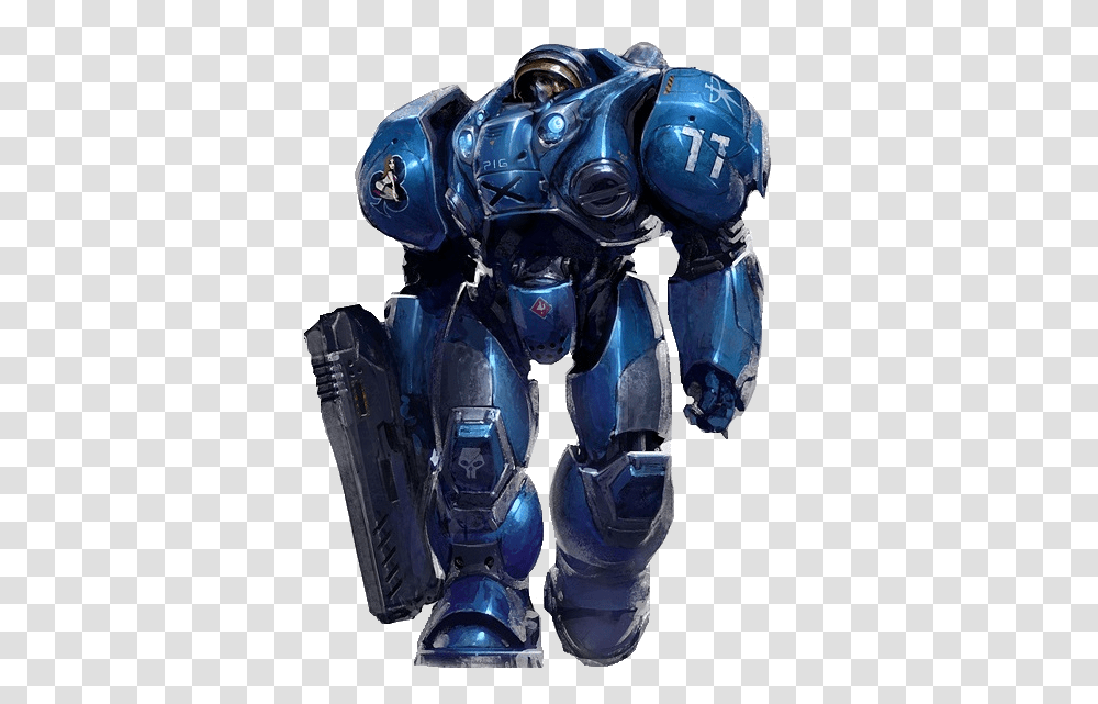 Starcraft, Game, Robot, Helmet Transparent Png