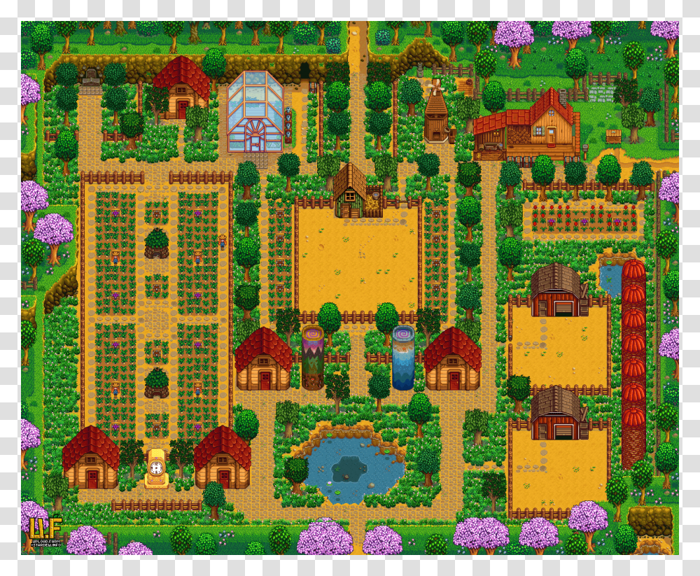 Stardew Valley Farm Examples, Rug, Pattern, Theme Park, Amusement Park Transparent Png