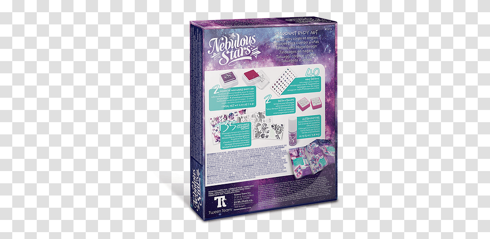 Stardust Body Art Nebulousstars En Box, Flyer, Poster, Paper, Advertisement Transparent Png