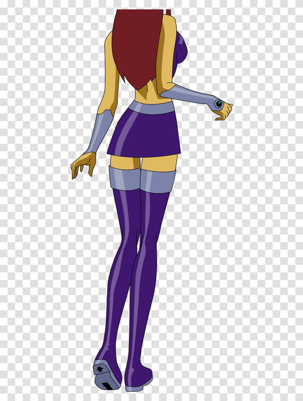 Starfire By Bbobsan D6upbxz Og Teen Titans Starfire, Costume, Person, Book Transparent Png
