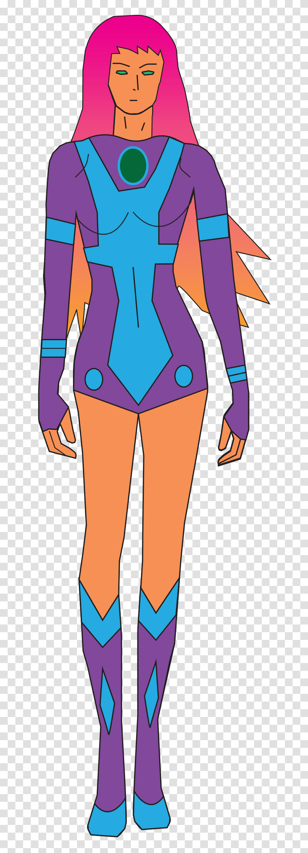 Starfire Dc Comics, Person, Sleeve, Performer Transparent Png