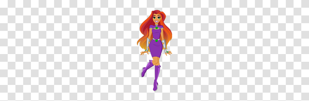 Starfire, Doll, Toy, Barbie, Figurine Transparent Png