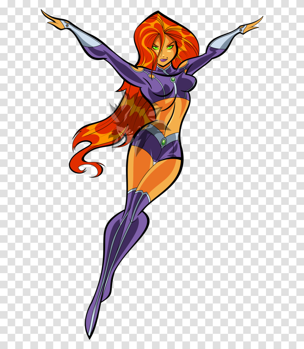 Starfire, Person, Dance Transparent Png