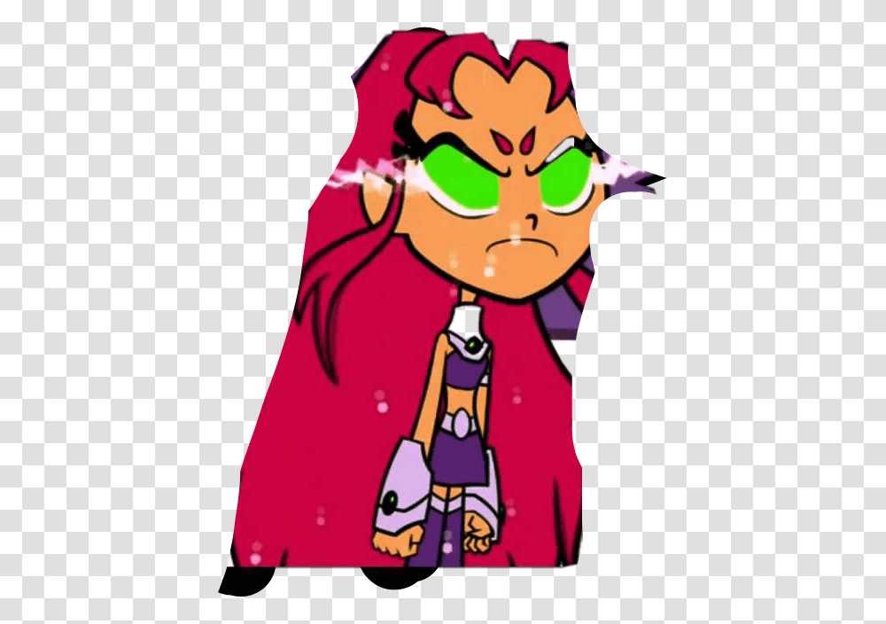 Starfire Rage Triggered Angry Blast Freetoedit, Costume Transparent Png
