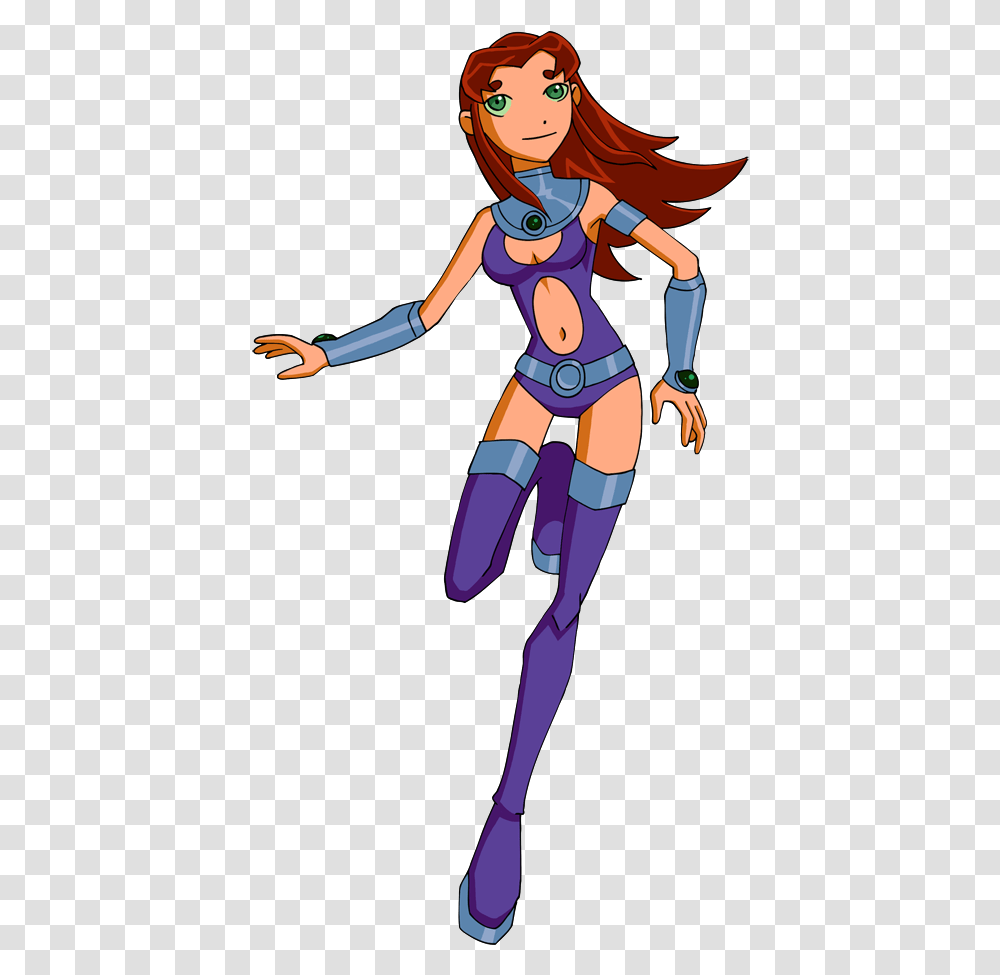 Starfire Starfire Teen Titans, Costume, Person, People Transparent Png