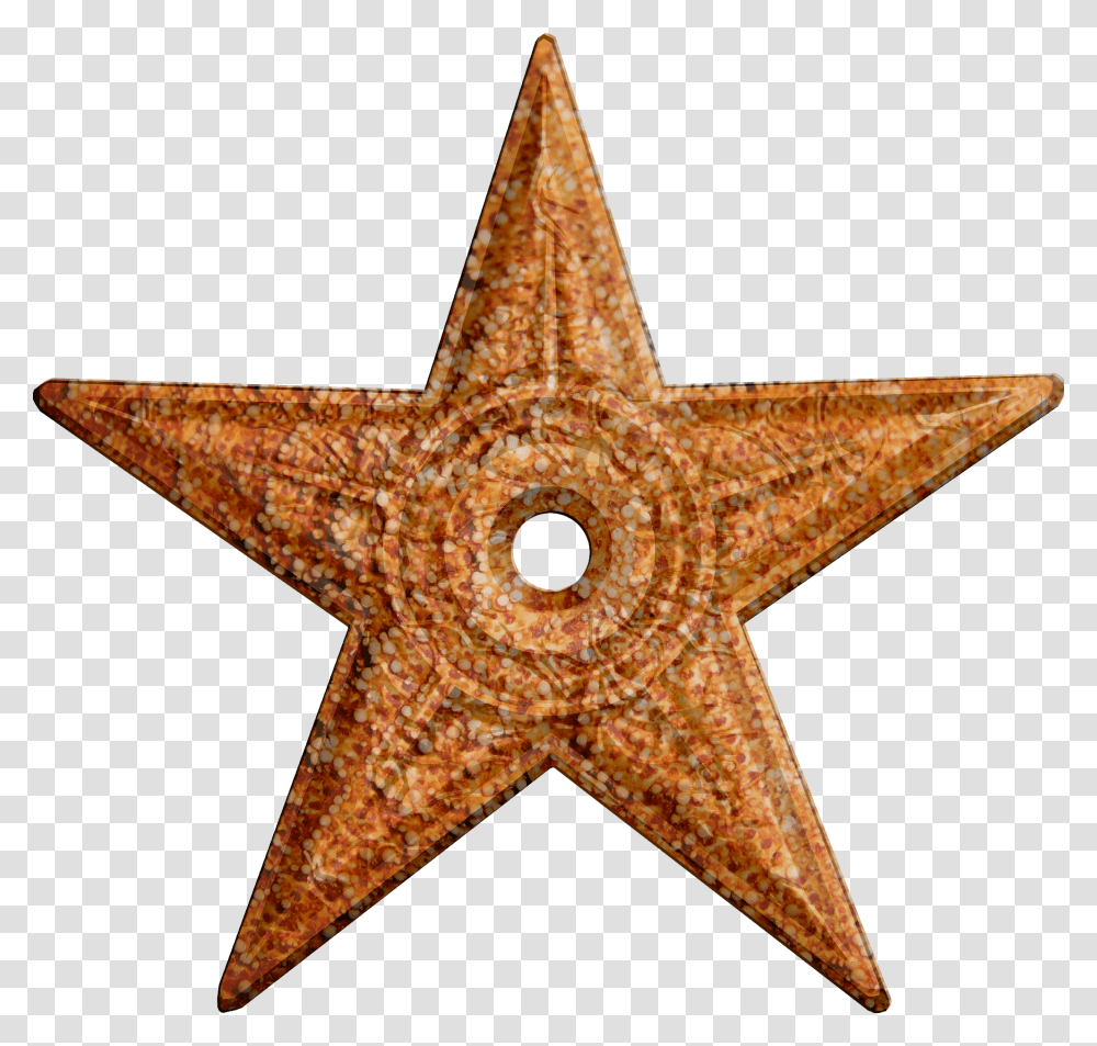 Starfish Barnstar Hires Hnh Ngi Sao, Cross, Star Symbol, Animal Transparent Png