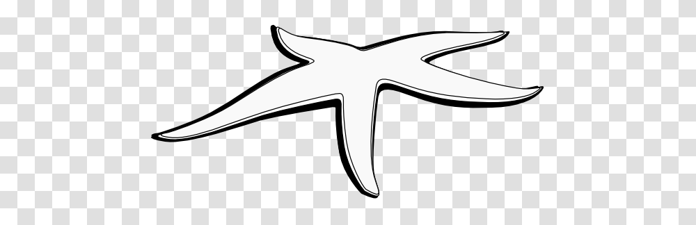 Starfish Clipart Black And White, Axe, Tool, Animal Transparent Png