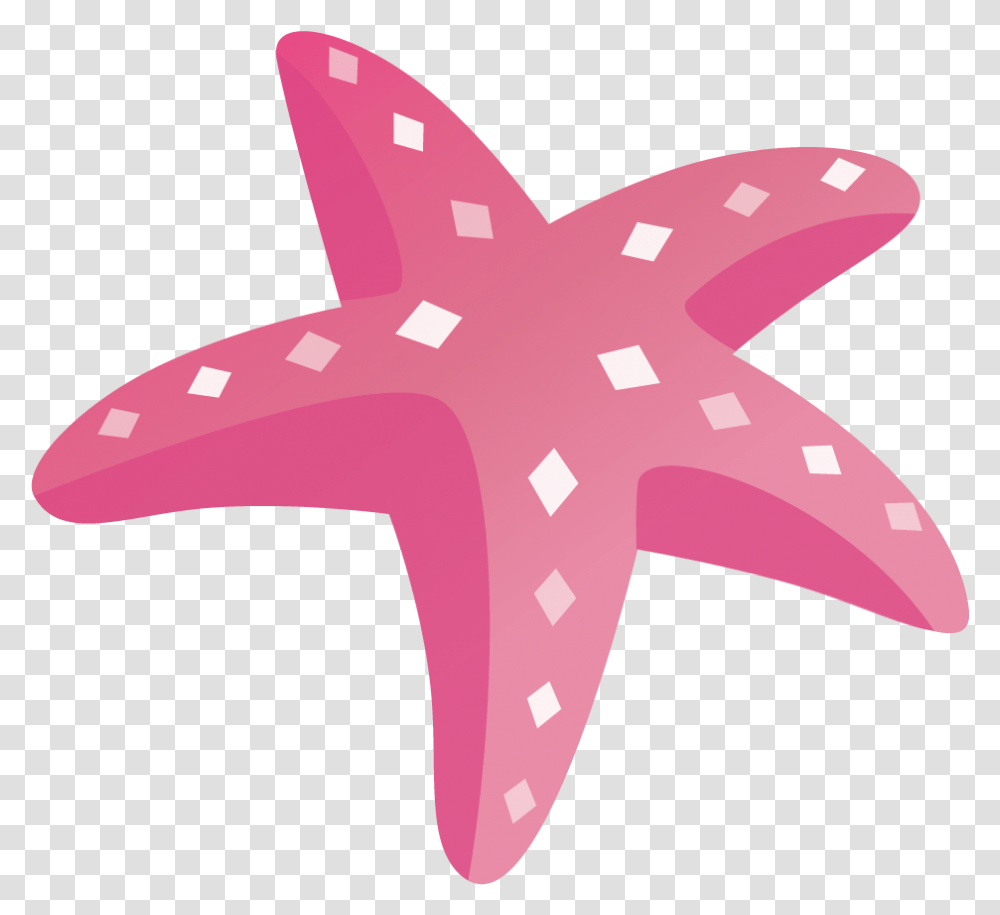 Starfish Clipart Red Starfish Pink Star Fish Clipart, Animal, Sea Life, Invertebrate, Star Symbol Transparent Png