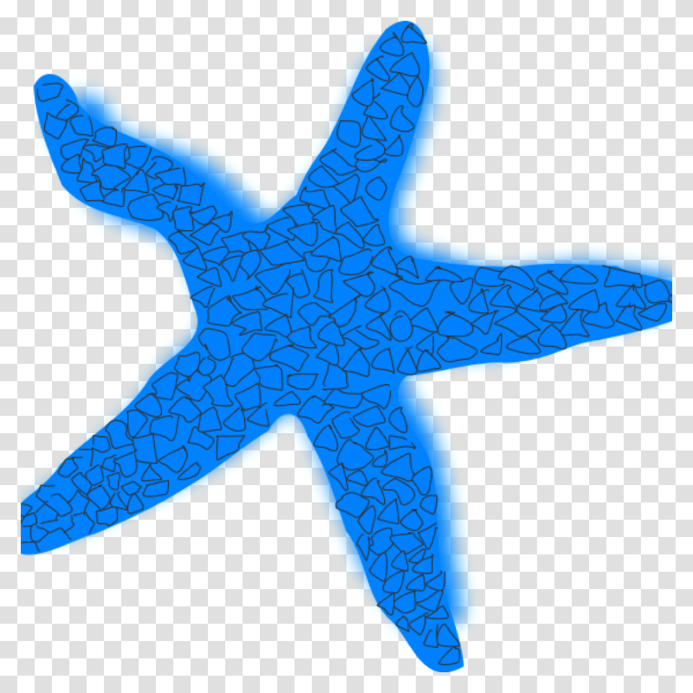 Starfish Clipart Silhouette Blue Star Fish Clipart, Sea Life, Animal, Invertebrate Transparent Png