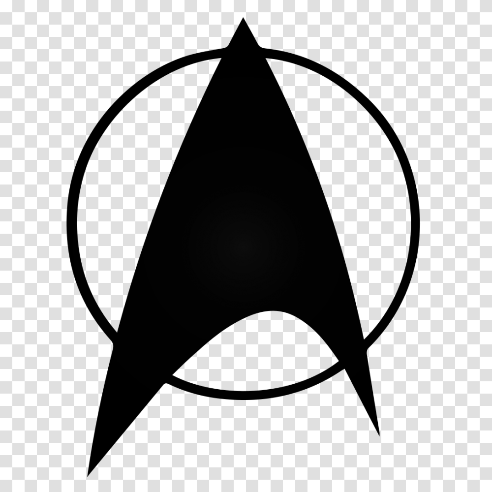 Starfleet Logo Circle Black, Flare, Light, Astronomy, Moon Transparent Png