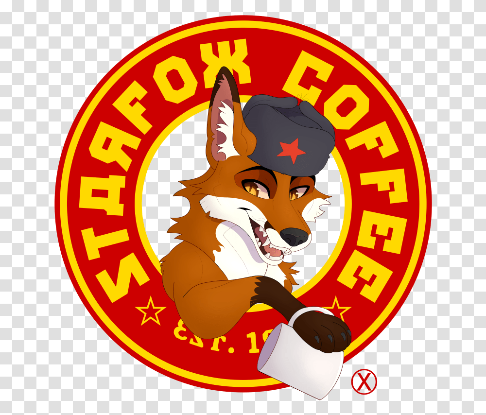 Starfox Coffee Cartoon, Poster, Advertisement, Mammal, Animal Transparent Png