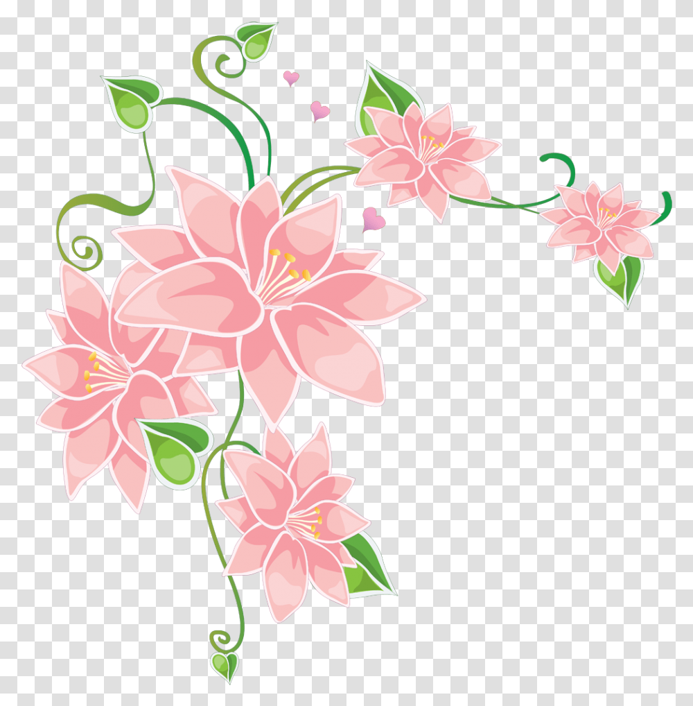 Stargazer Lily, Floral Design, Pattern Transparent Png