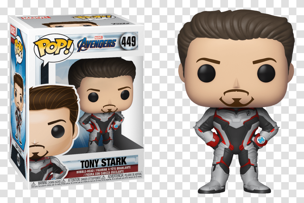 Stark Industries Funko Pop Avengers Endgame Tony Stark, Toy, Poster, Advertisement Transparent Png