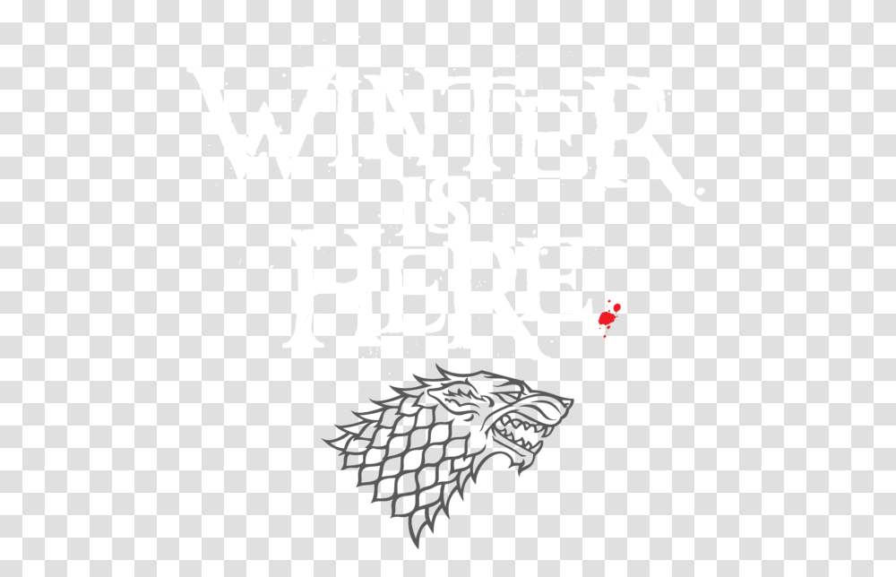 Stark Wolf Game Of Thrones, Alphabet, Label, Poster Transparent Png