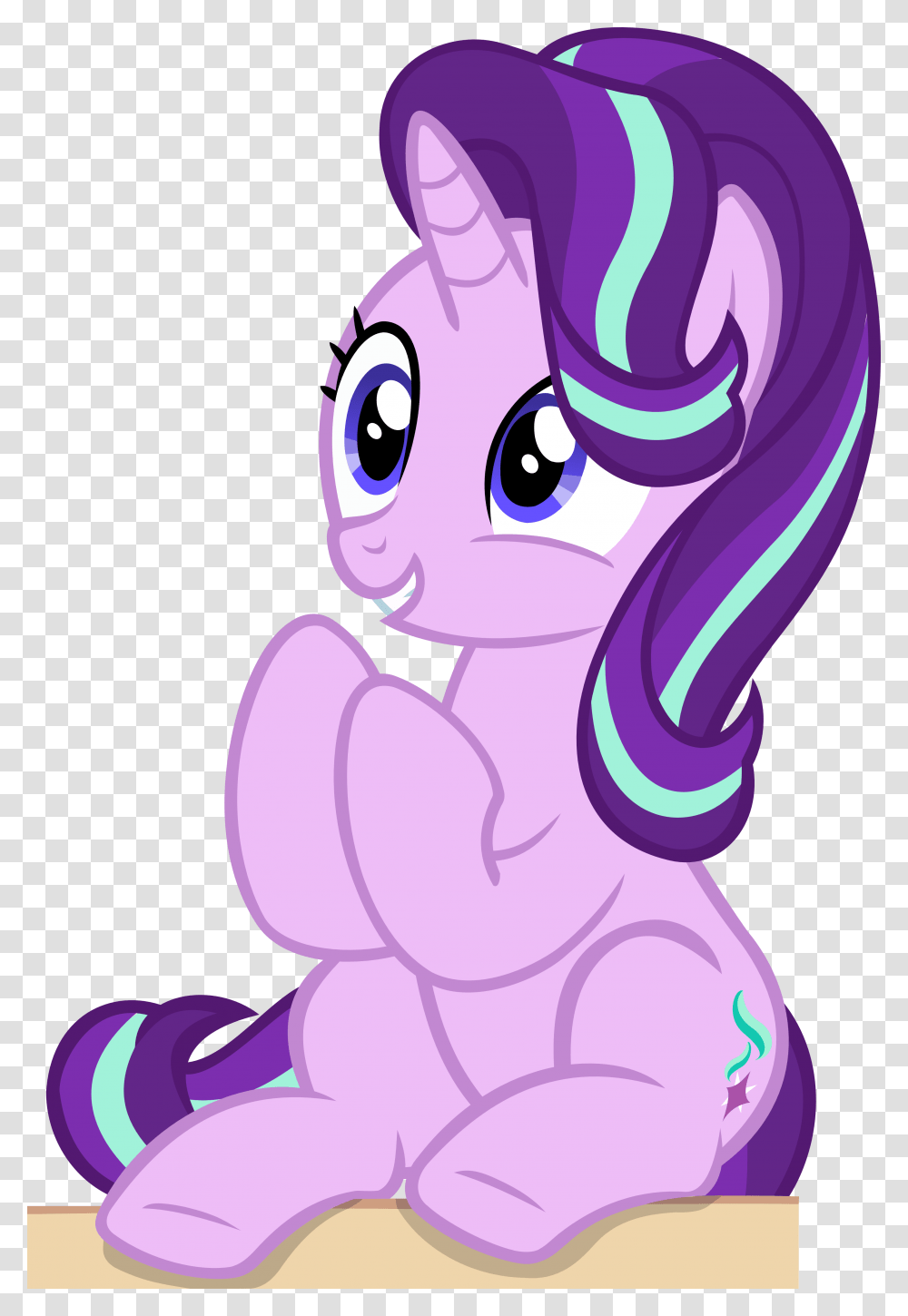 Starlight Excited My Little Pony Starlight Glimmer, Purple, Animal Transparent Png