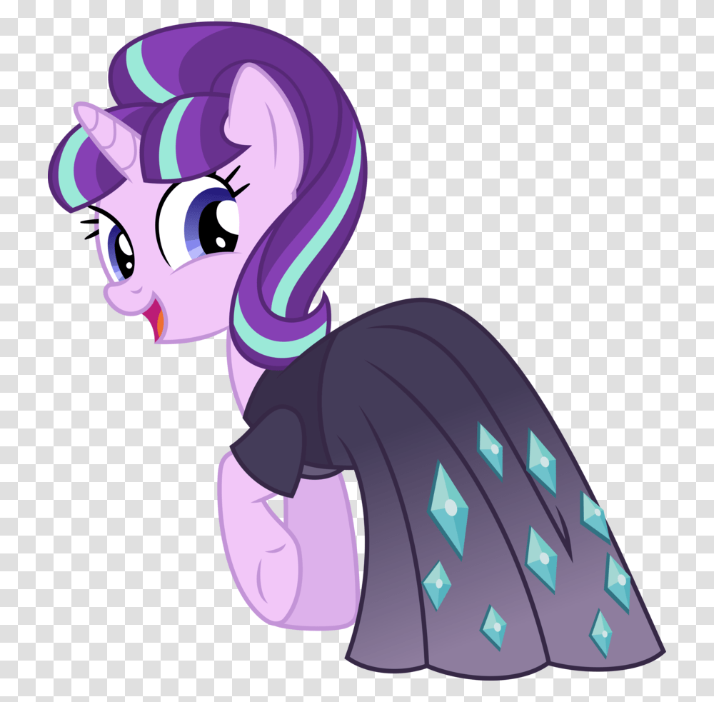 Starlight Glimmer In A Dress Vector By Chrzanek97 Da78b8e My Little Pony Starlight Glimmer Dress, Purple Transparent Png