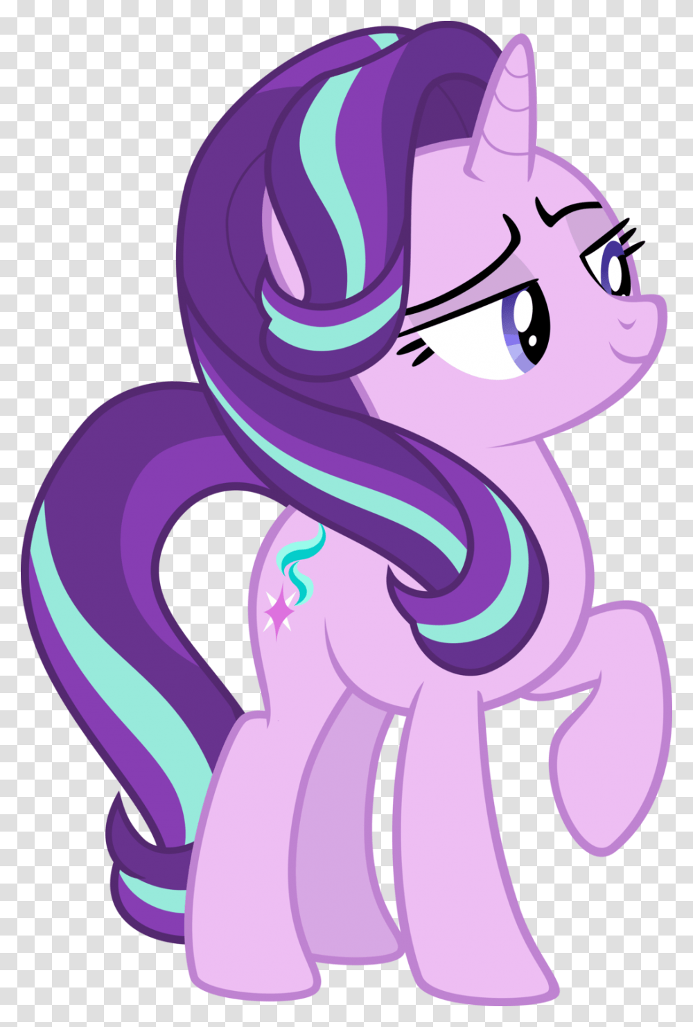 Starlight Glimmer Is Best Pony, Purple, Pattern Transparent Png
