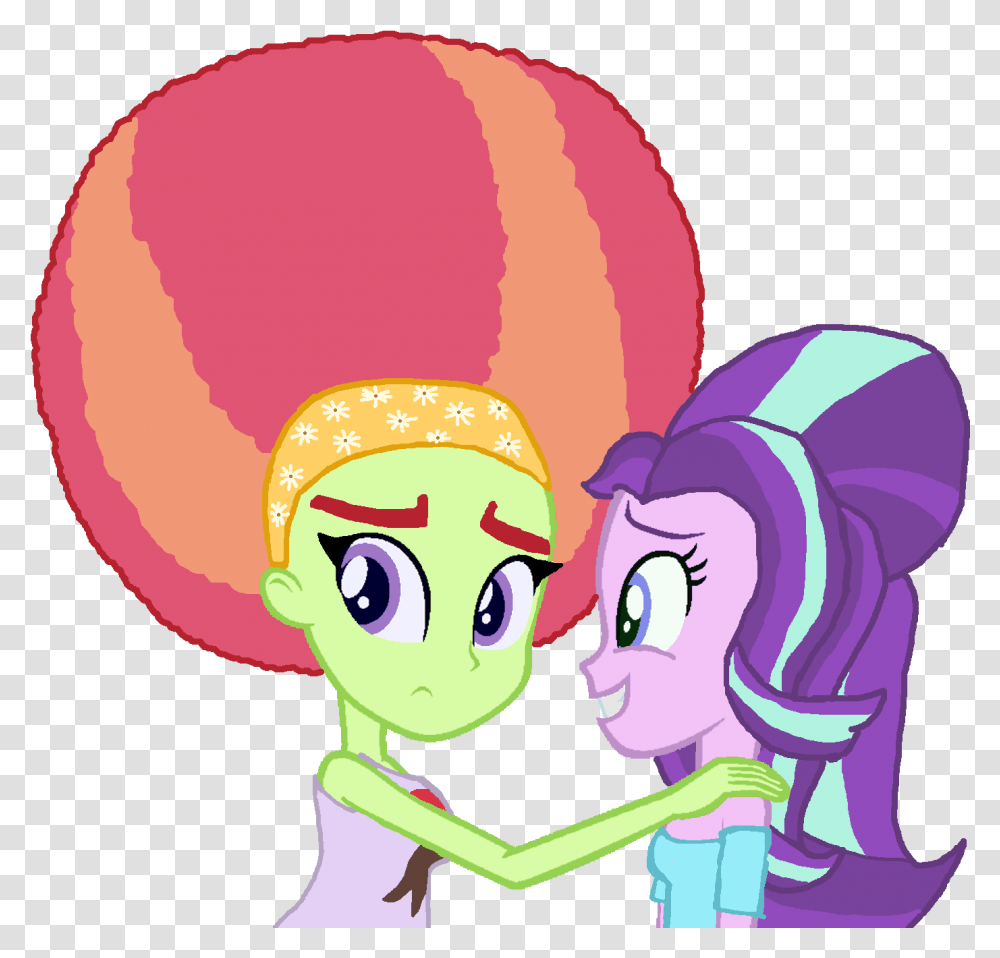 Starlight Glimmer With Afro Tree Hugger Cartoon, Hair, Crowd, Performer Transparent Png