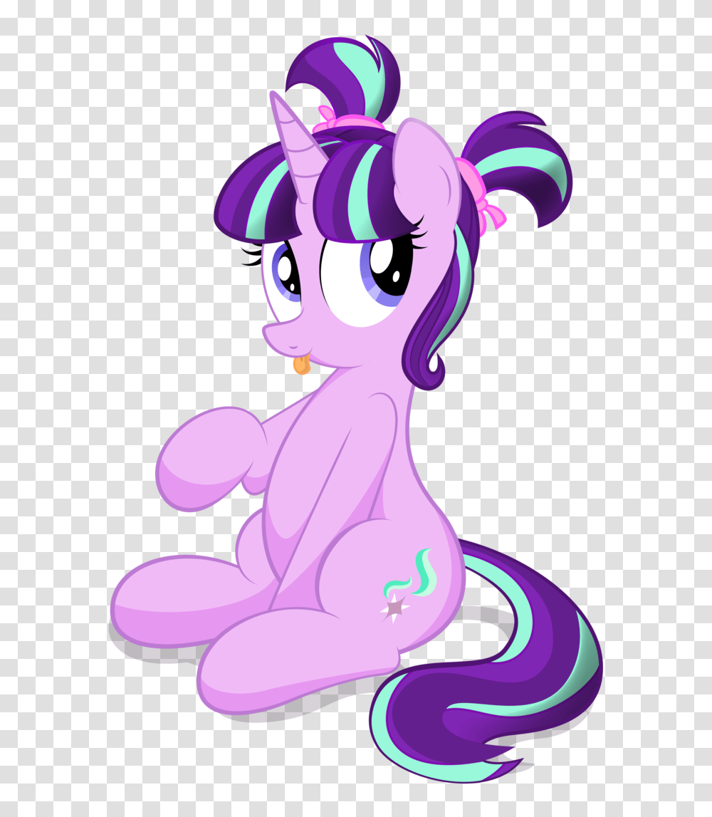 Starlight Glimmer With Pigtails My Little Pony Friendship Is, Toy, Purple Transparent Png