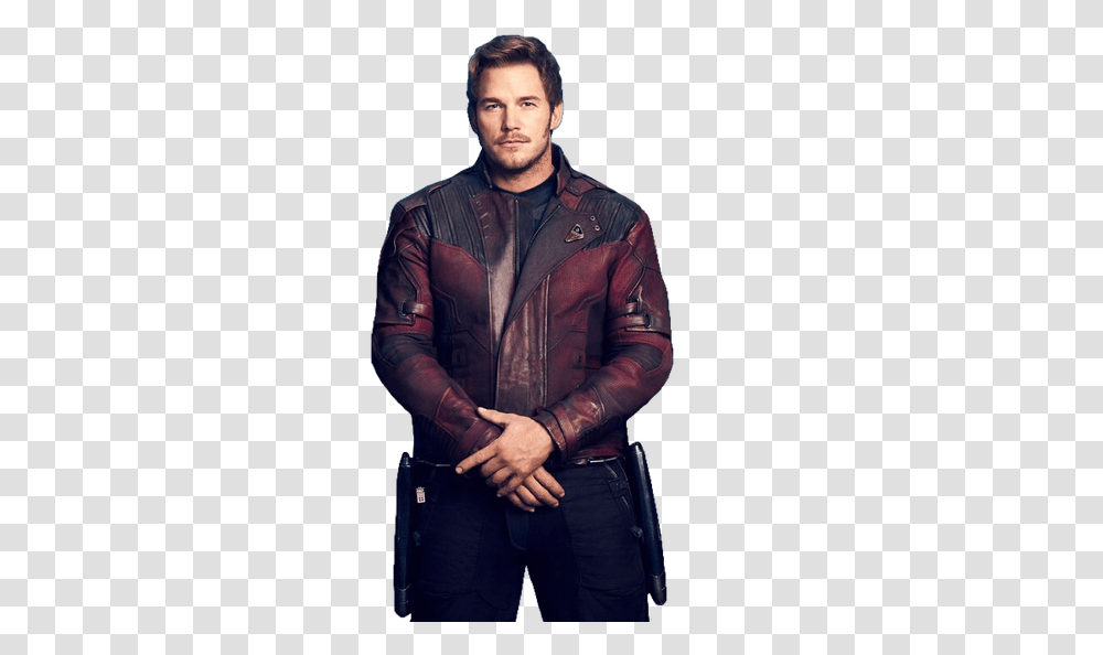 Starlord Infinity War Jacket Star Lord Chris Pratt, Clothing, Apparel, Coat, Leather Jacket Transparent Png