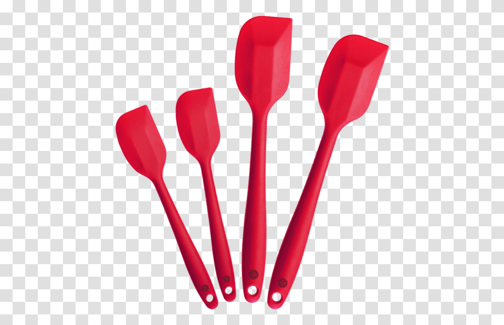 Starpack Basics Silicone Spatula Set High Heat Resistant Chef Silicone Spatula Set, Cutlery, Spoon, Fork, Wooden Spoon Transparent Png