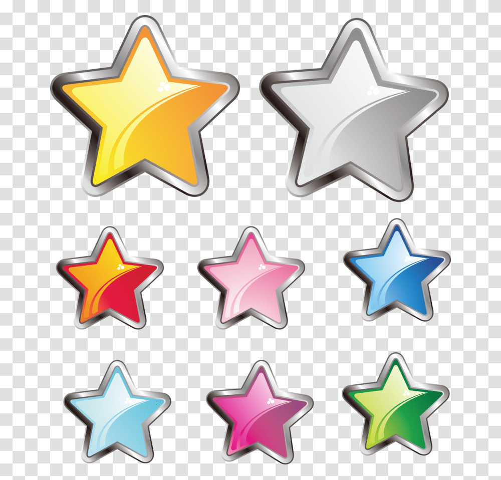Starry Background Clipart Stars Vector Free Download, Star Symbol Transparent Png