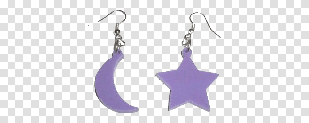 Starry Earrings Niche Memes Purple, Accessories, Accessory, Jewelry, Cross Transparent Png