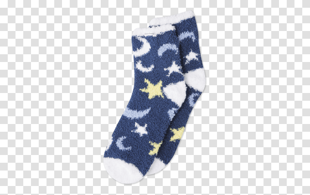 Starry Moon Sky Snuggle Crew Socks Sock, Rug, Apparel, Shoe Transparent Png