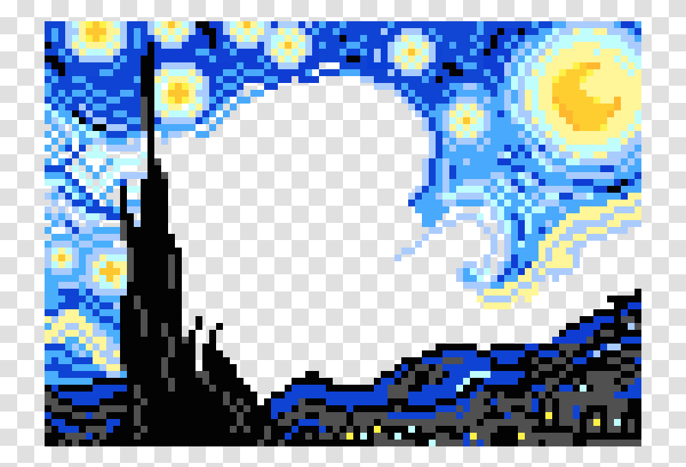 Starry Night Art, Super Mario, Pattern, Mosaic Transparent Png