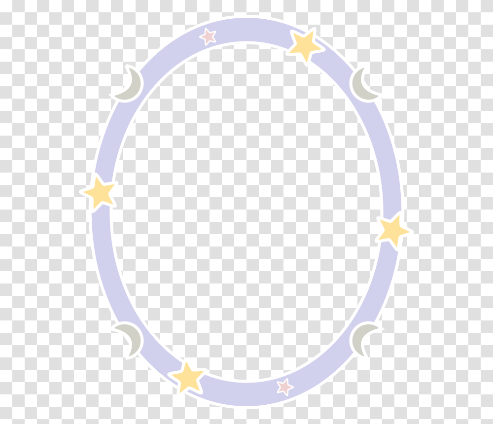 Starry Night Frame Star Moon Frame, Bow, Accessories, Accessory, Jewelry Transparent Png