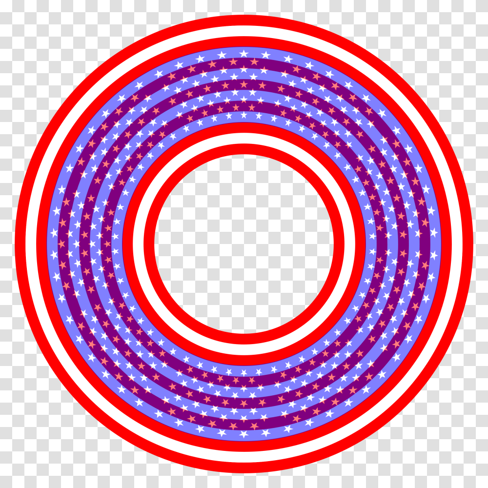 Stars And Stripes Circle, Light, Neon, Rug, LED Transparent Png