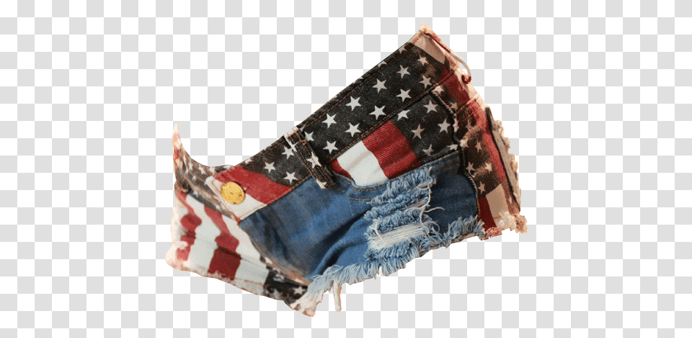 Stars And Stripes Denim Shorts Free Images Shorts, Clothing, Apparel, Pants, Jeans Transparent Png