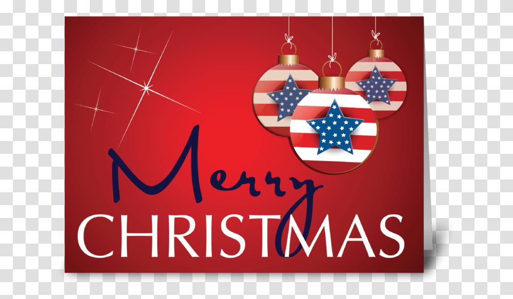Stars And Stripes Patriotic Christmas Greeting Card Home Dvd Cover, Poster, Advertisement, Tree Transparent Png