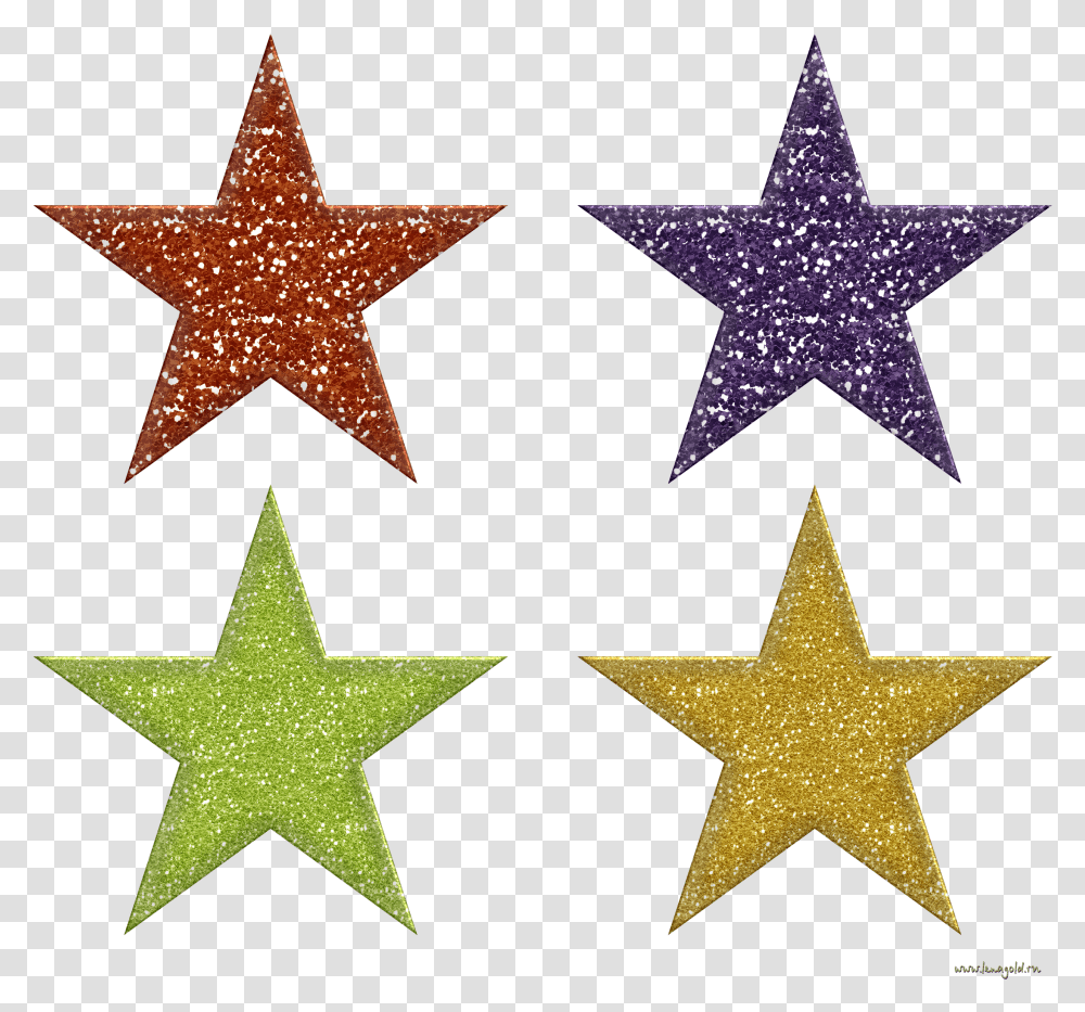 Stars Background Red White And Blue Glitter Stars, Star Symbol Transparent Png