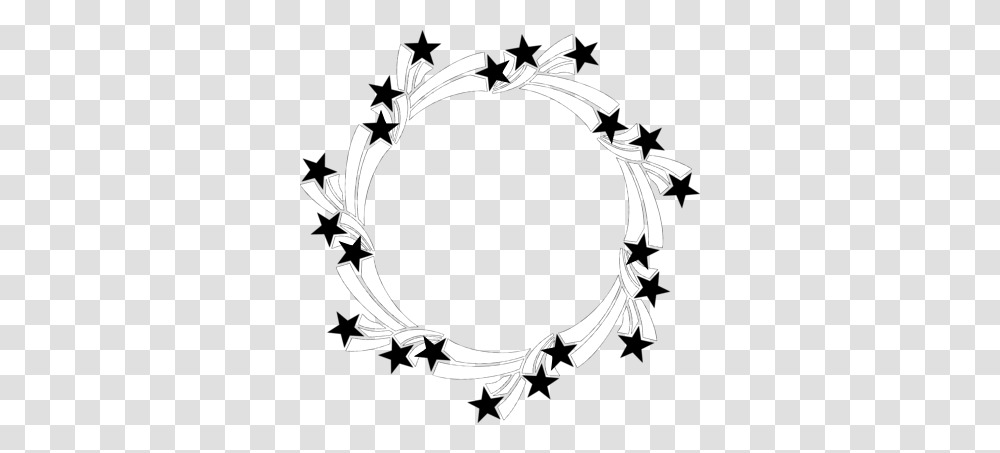 Stars Border Frame Sparkle Stars Clipart Black And White Border, Person, Human, Stencil Transparent Png