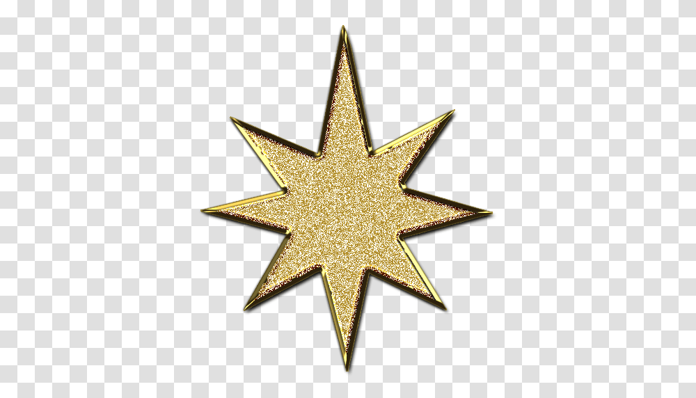 Stars Clipart Art Deco, Cross, Gold, Star Symbol Transparent Png