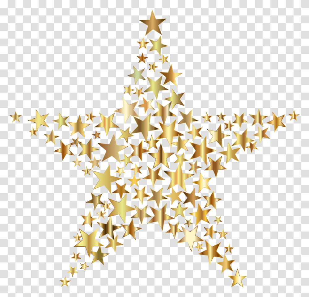 Stars Clipart Clear Background Background Gold Star, Star Symbol, Cross Transparent Png