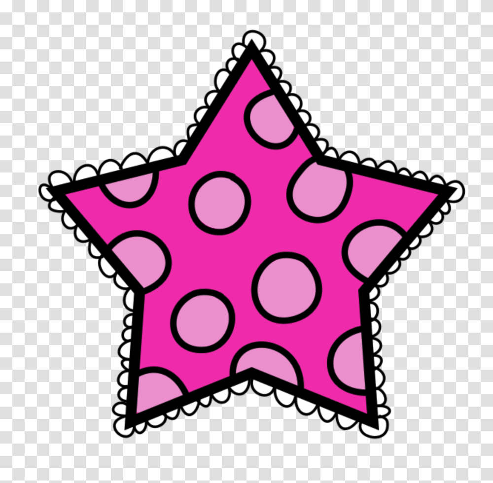 Stars Clipart Polka Dot, Star Symbol, Triangle Transparent Png