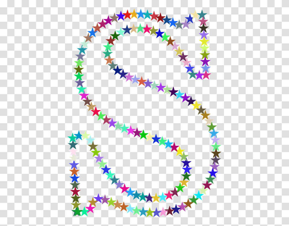 Stars Colorful Prismatic Chromatic Rainbow Letter S Clipart, Purple, Parade, Crowd Transparent Png