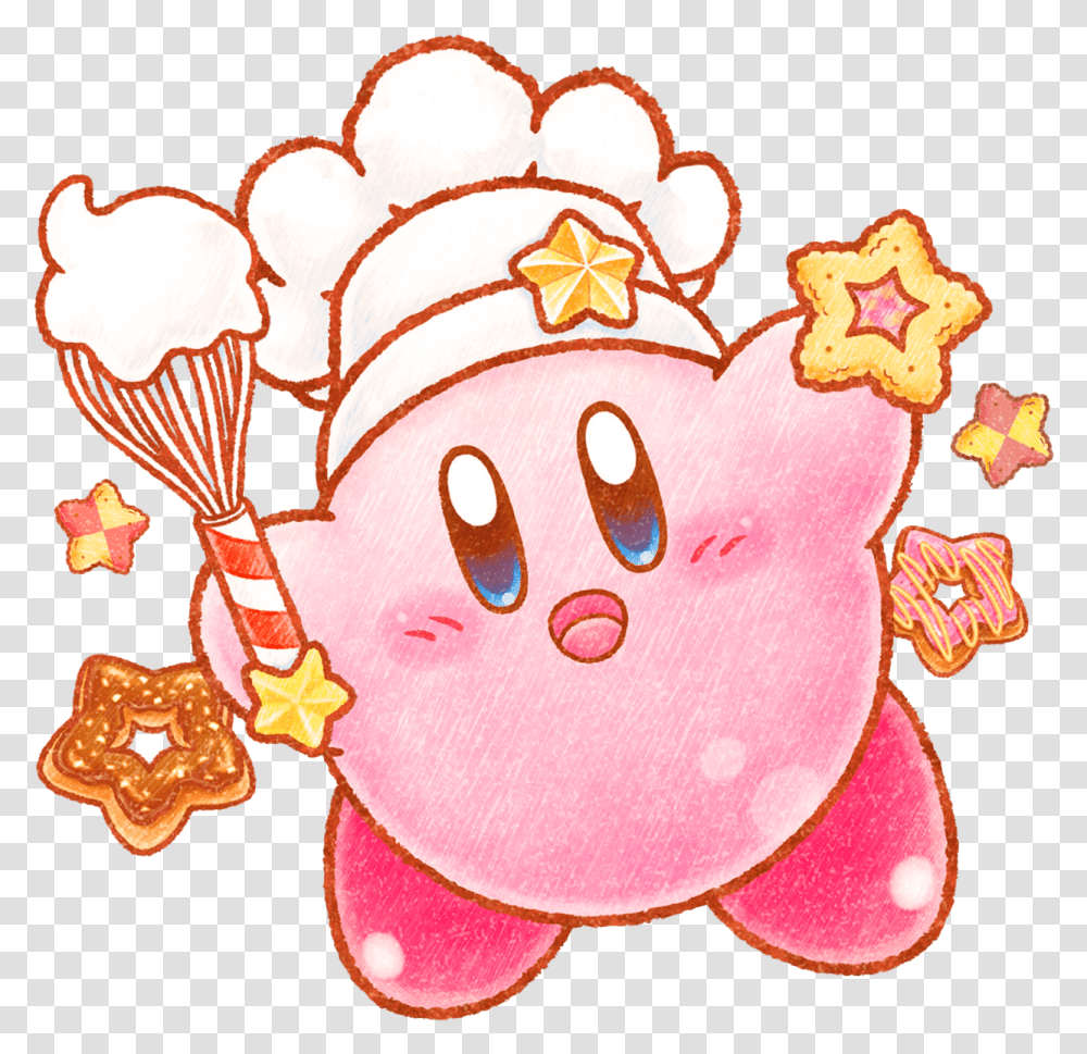 Stars Cute Kirby Art, Sweets, Food, Confectionery, Pattern Transparent Png
