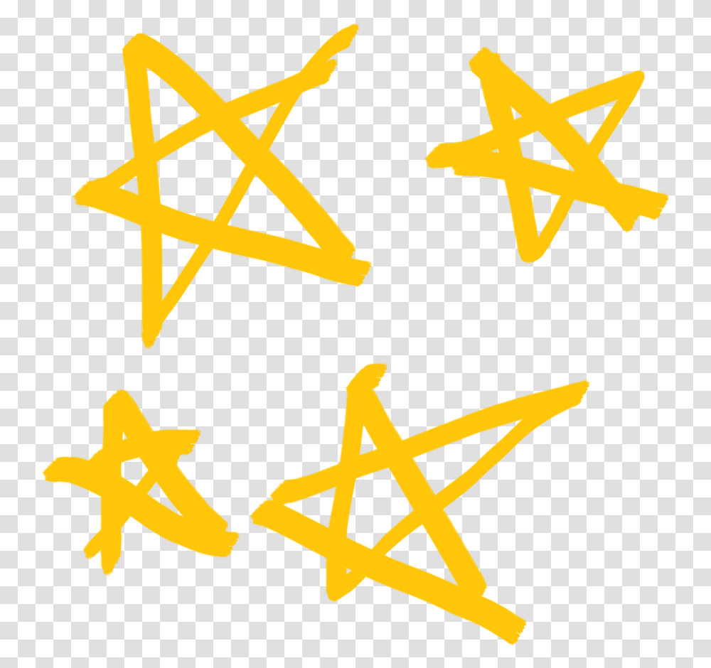 Stars Drawing Hand Drawn Star Doodle, Star Symbol, Number, Text Transparent Png