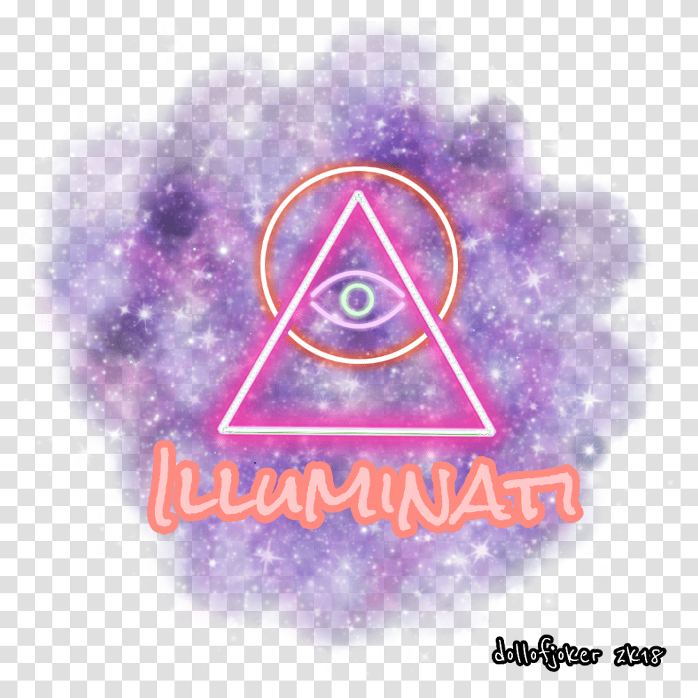 Stars Galaxy Illuminati Graphic Design, Light, Purple, Triangle, Birthday Cake Transparent Png